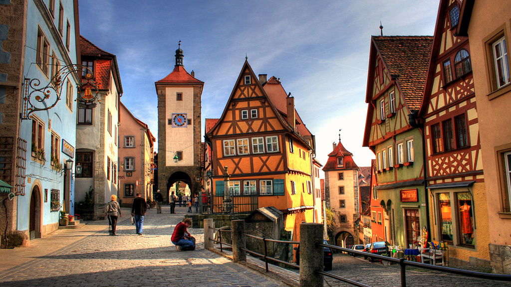 Street view of Rothenberg, Germany